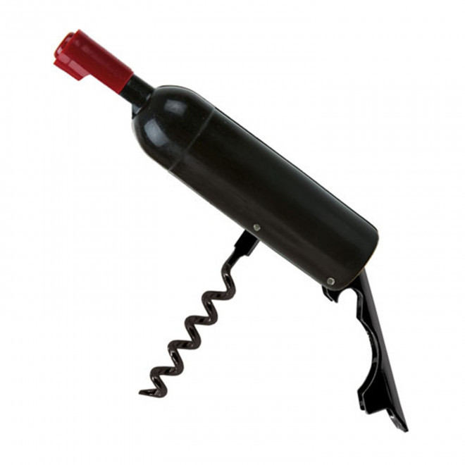 MAGNET TIRE-BOUCHON BOUTEILLE PERSONNALISABLE 'VIGNOTO' - noir