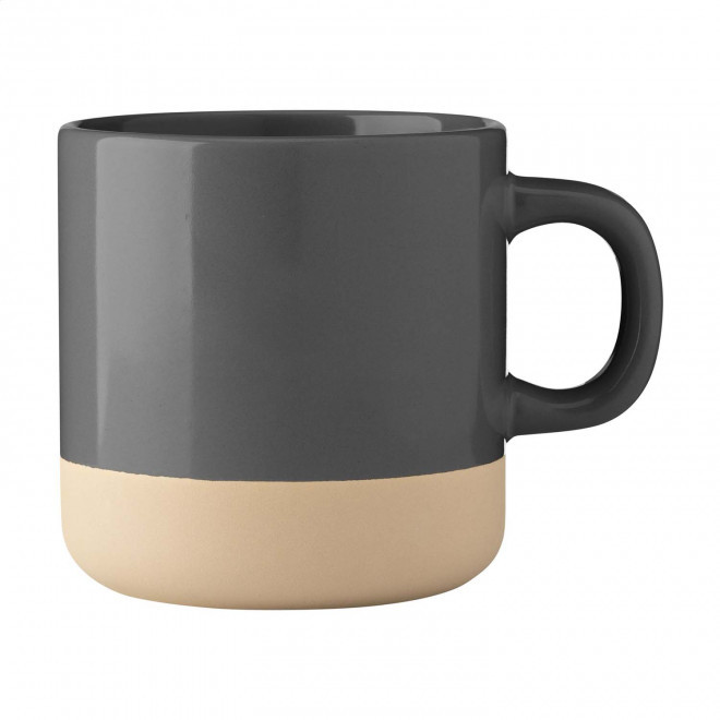 MUG CERAMIQUE 360ML PERSONNALISABLE 'GROY' - gris
