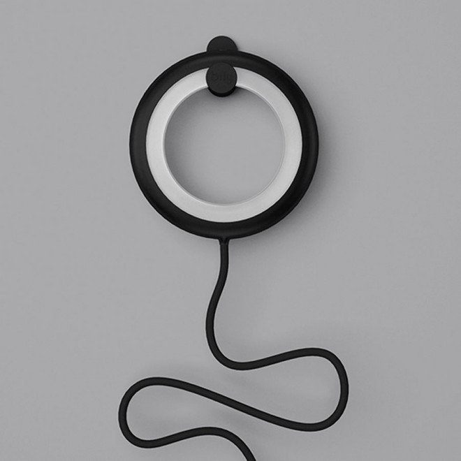 RING LIGHT PERSONNALISÉE XOOPAR® 'BILY' - gris