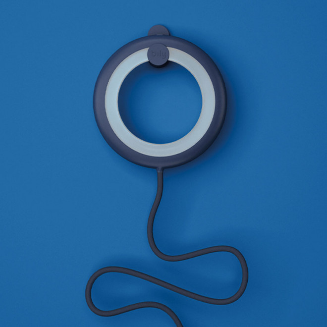 RING LIGHT PERSONNALISÉE XOOPAR® 'BILY' - bleu foncé