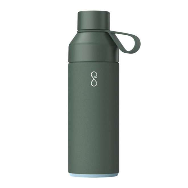 BOUTEILLE ISOTHERME 500ML PERSONNALISABLE 'OCEAN BOTTLE' - vert forêt