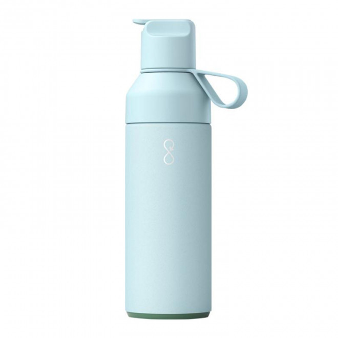 BOUTEILLE ISOTHERME 500 ML PERSONNALISABLE 'OCEAN GO' - bleu ciel