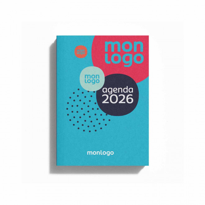 AGENDA SEMAINIER PERSONNALISABLE 'CANVO'  - Format A5