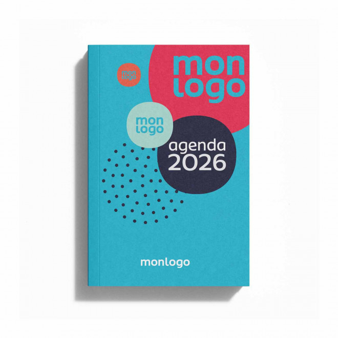 AGENDA SEMAINIER PERSONNALISABLE 'CANVO'  - Format royal