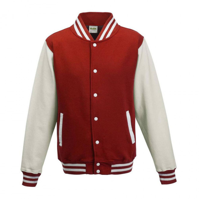 VESTE PERSONNALISÉE SWEAT 'PITCHER' - rouge/blanc