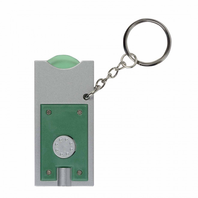 EXPRESS 72H - PORTE-CLÉS LAMPE JETON PERSONNALISÉ 'ALLEGRO'  - vert