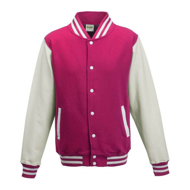 VESTE PERSONNALISÉE SWEAT 'PITCHER' - rose/blanc