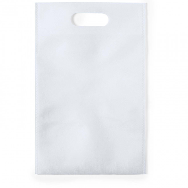 SAC PERSONNALISABLE NON TISSE POUR CHAUSSURES 'RIVAL CHAUSSURE' - blanc