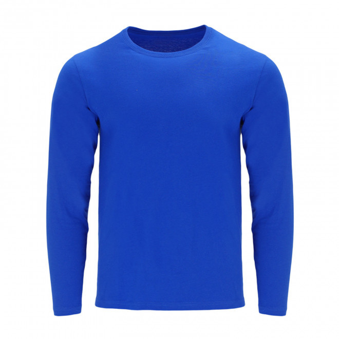 TEE-SHIRT MIXTE ML PERSONNALISABLE 'HAWKO' - bleu royal