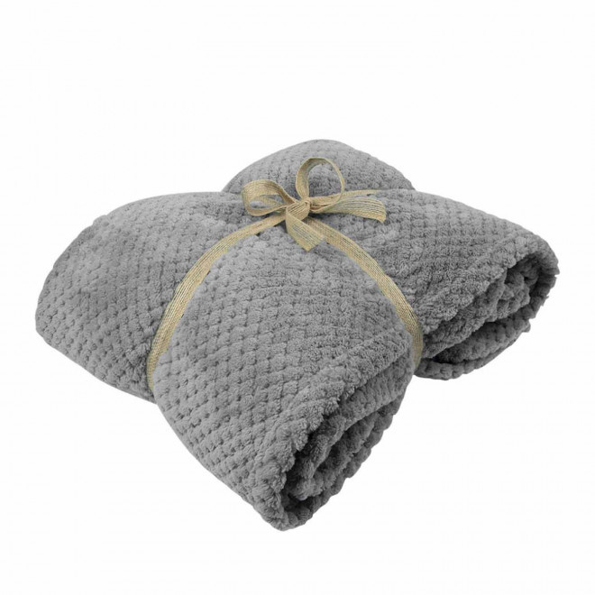 PLAID PERSONNALISABLE 'MANASLU' 240GR/M² - gris