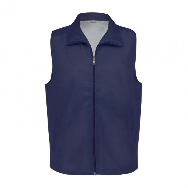 GILET TRAVAIL MIXTE PERSONNALISE 'GILTA' - bleu marine