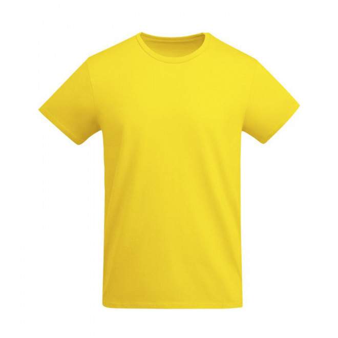 TEE-SHIRT HOMME COULEUR BIO PERSONNALISABLE 'BREDA' - jaune