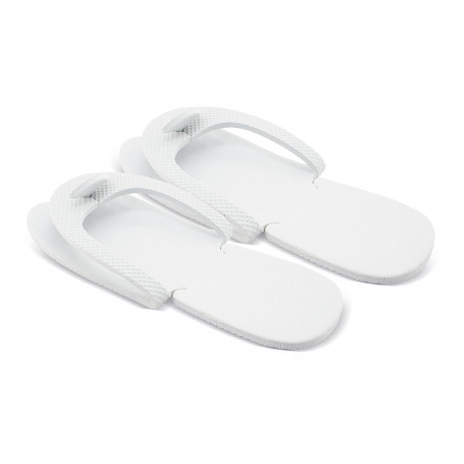 TONGS DE BAIN PERSONNALISABLES 'RELAXO' - blanc