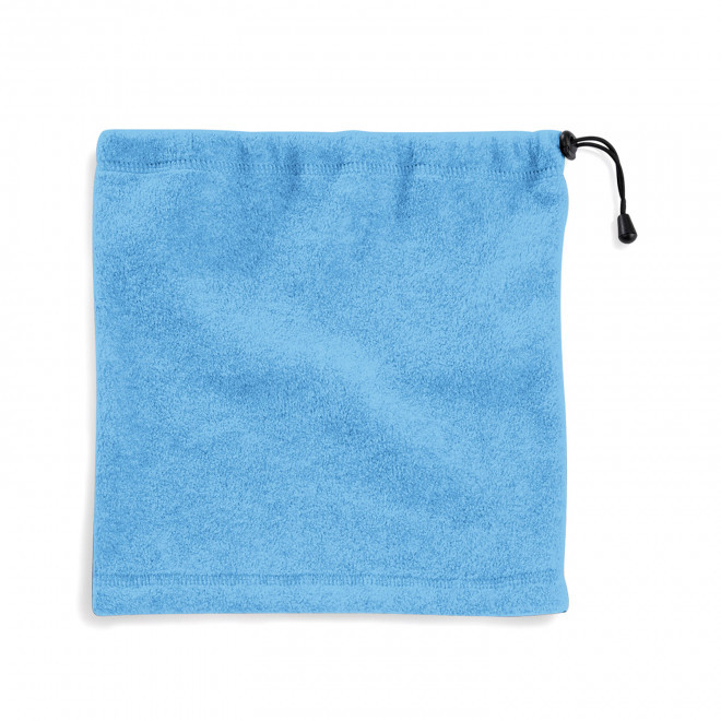 BONNET CACHE COU POLAIRE PERSONNALISABLE 'COMBO' - bleu ciel