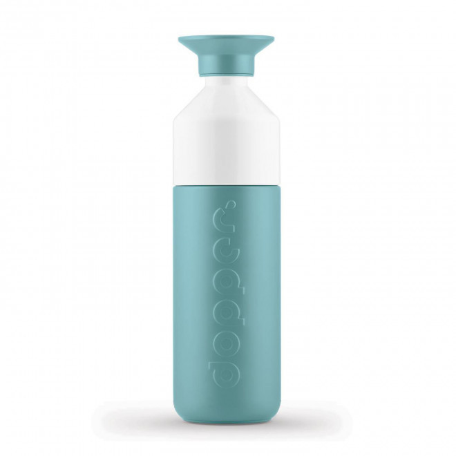 BOUTEILLE EN MÉTAL PERSONNALISÉE DOPPER® 580ML 'LOSTRI' - bleu clair