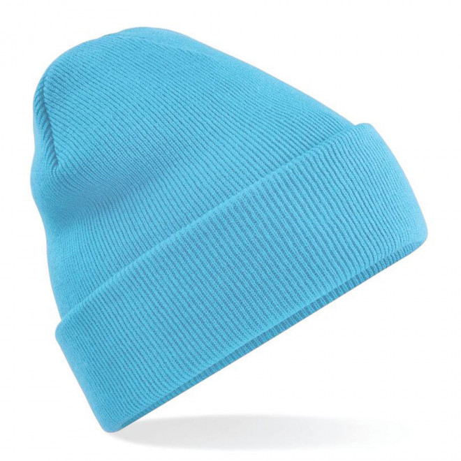 BONNET PERSONNALISÉ AVEC RABAT 'CAPELINO' - bleu turquoise