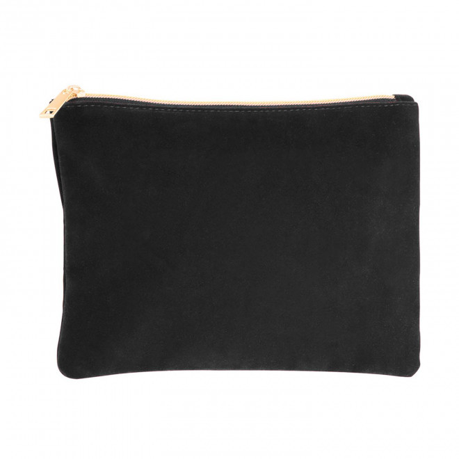 TROUSSE EN VELOURS PERSONNALISEE 'STARLETTA' - noir