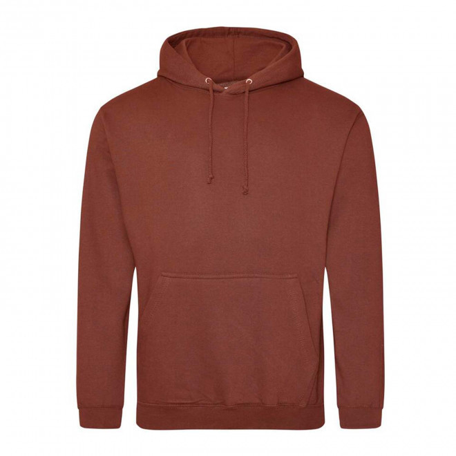SWEAT-SHIRT PERSONNALISÉ À CAPUCHE MIXTE 'HOODIE' - red rust