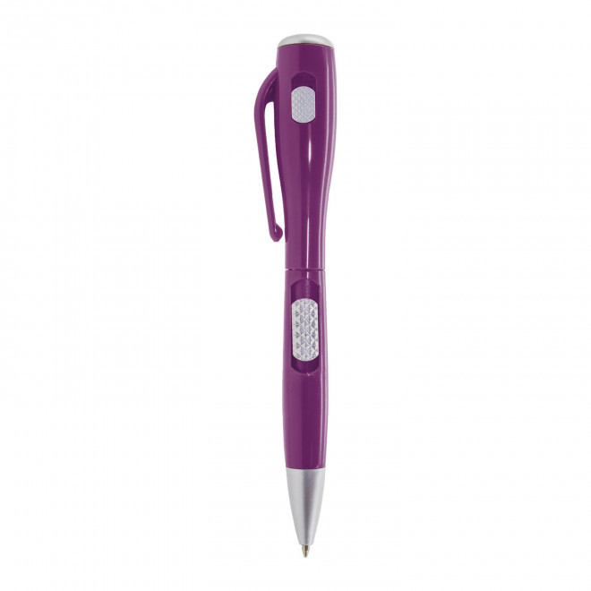 STYLO LUMINEUX PERSONNALISABLE 'STUART' - violet