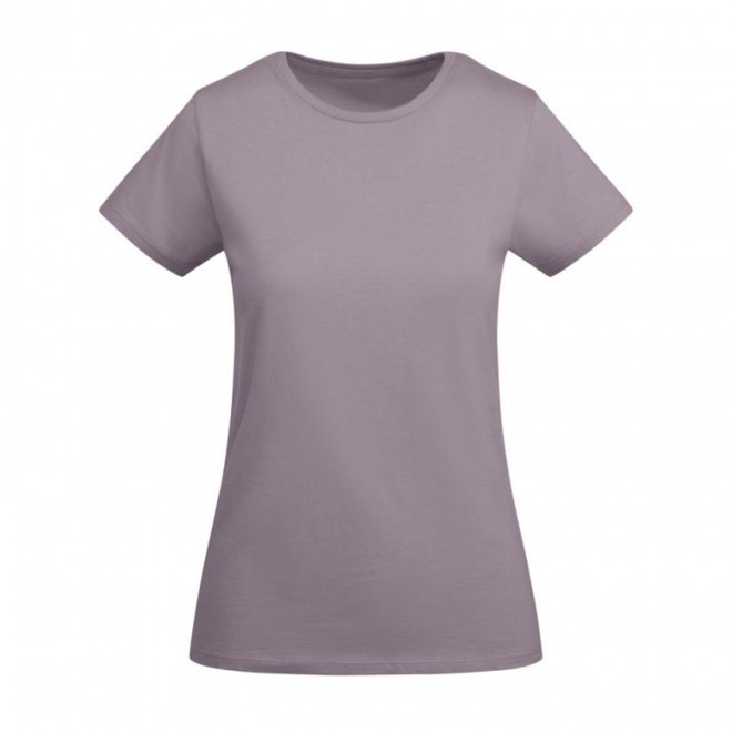 TEE-SHIRT FEMME COULEUR BIO PERSONNALISABLE 'BREDA' - lavande