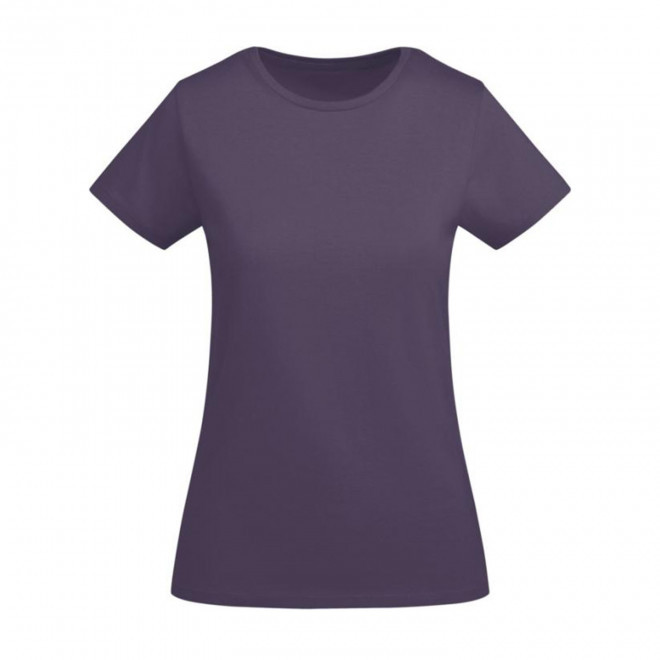 TEE-SHIRT FEMME COULEUR BIO PERSONNALISABLE 'BREDA' - lilas