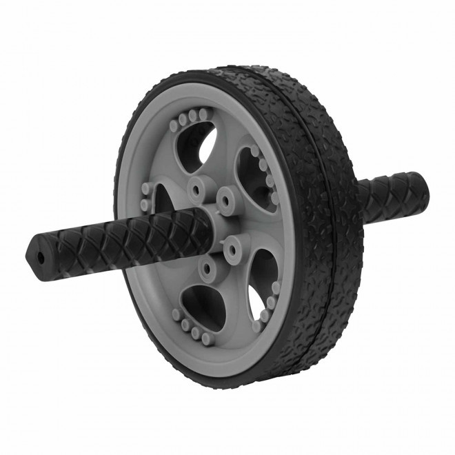 ROUE ABDOMINALE PERSONNALISABLE 'ROUABDO' - noir/gris