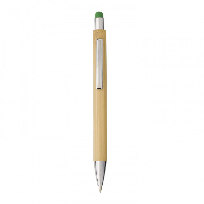 STYLO BILLE BAMBOU PERSONNALISABLE 'KETA' - lime