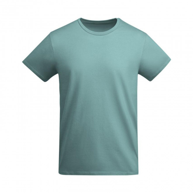 TEE-SHIRT ENFANT COULEUR BIO PERSONNALISABLE 'BREDA' - bleu pastel