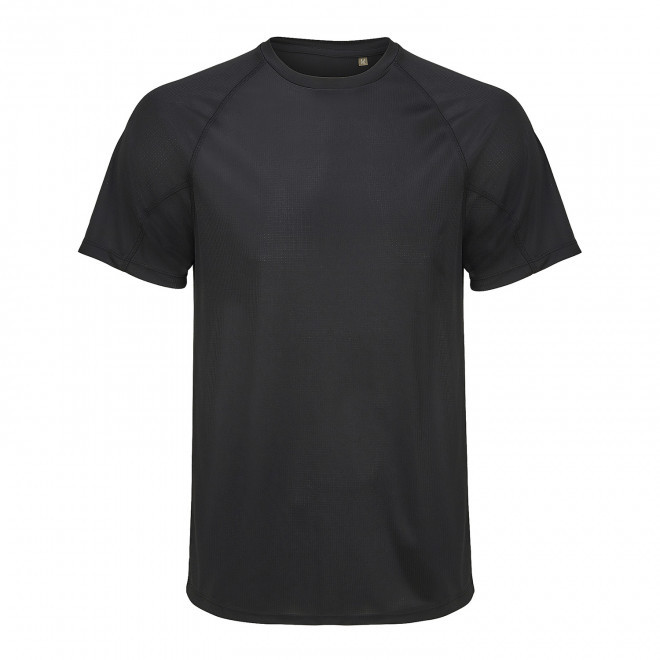 TEE-SHIRT PERSONNALISABLE DE SPORT MIXTE 'VORTEX' - noir