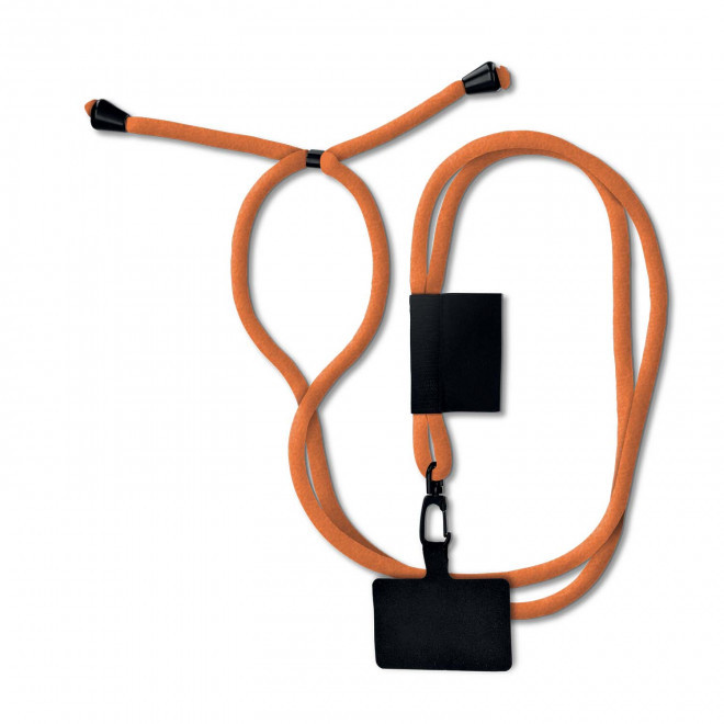 TOUR DE COU TELEPHONE PERSONNALISE 'TOURNY' - orange