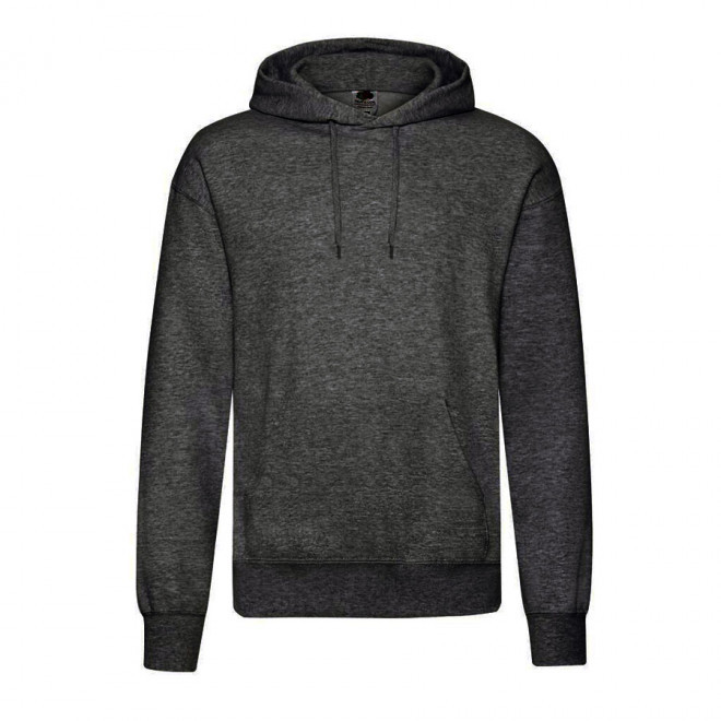 SWEAT PERSONNALISÉ HOMME 'FOXFORD' - noir chiné