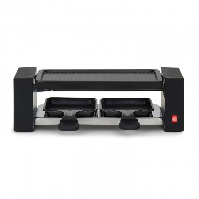 APPAREIL A RACLETTE 2 PERSONNES PERSONNALISABLE 'REBLOCH' LIVOO® - noir