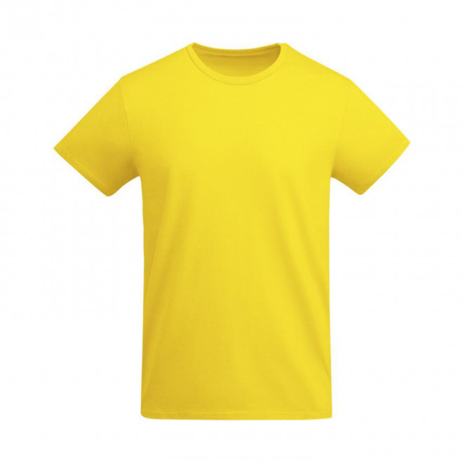 TEE-SHIRT ENFANT COULEUR BIO PERSONNALISABLE 'BREDA' - jaune