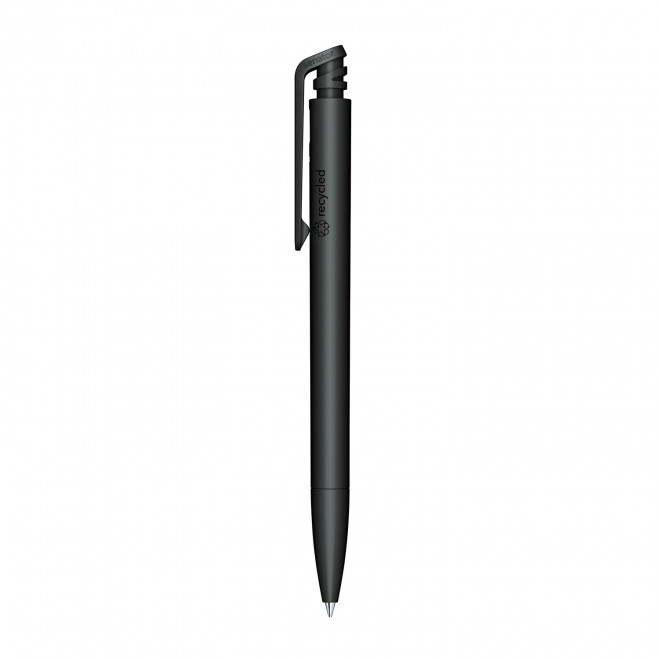 STYLO PERSONNALISÉ MATT RECYCLED SENATOR® 'TRENTO' - noir