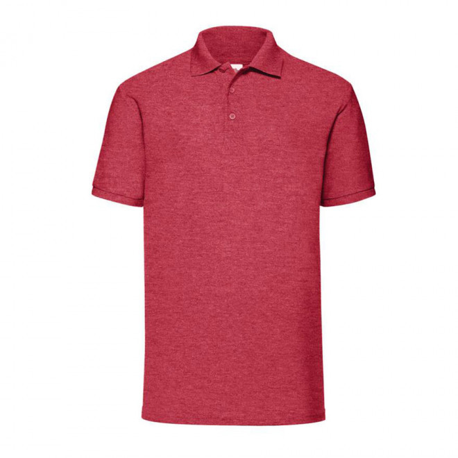 POLO HOMME PERSONNALISÉ 'MILFORD' - rouge chiné