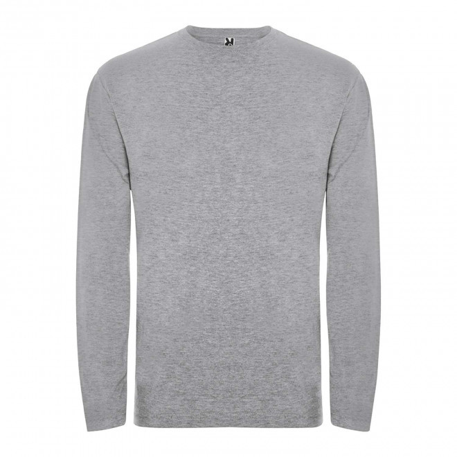 TEE-SHIRT HOMME ML COULEUR PERSONNALISABLE 'EXTREME' - gris chiné