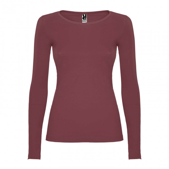 TEE-SHIRT FEMME ML COULEUR PERSONNALISABLE 'EXTREME' - rouge framboise