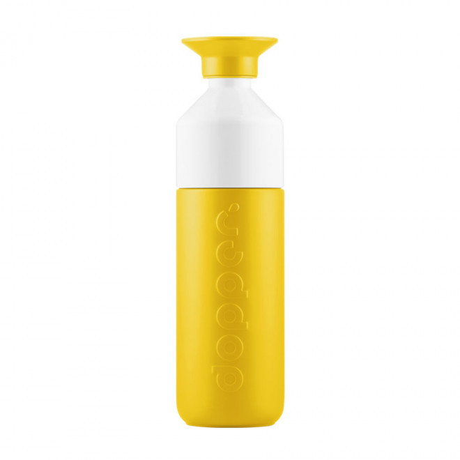 BOUTEILLE EN MÉTAL PERSONNALISÉE DOPPER® 580ML 'LOSTRI' - jaune