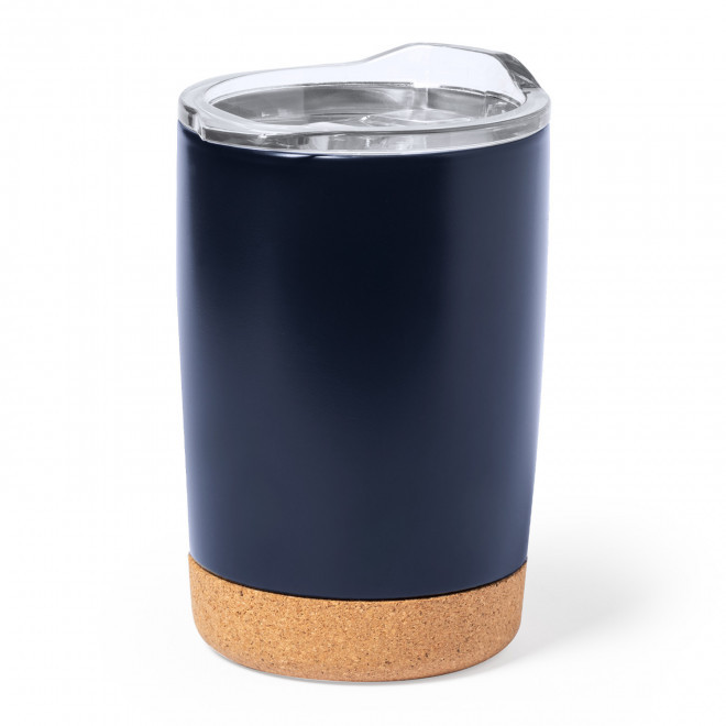 MUG ISOTHERME LIEGE PERSONNALISABLE 'NIRUX' - bleu marine