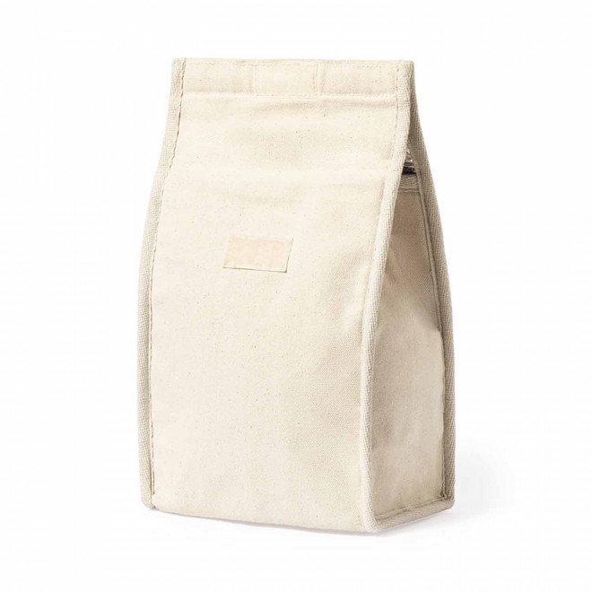 SAC ISOTHERME PERSONNALISABLE FERMETURE VELCRO 'LIZZY MAX' - naturel