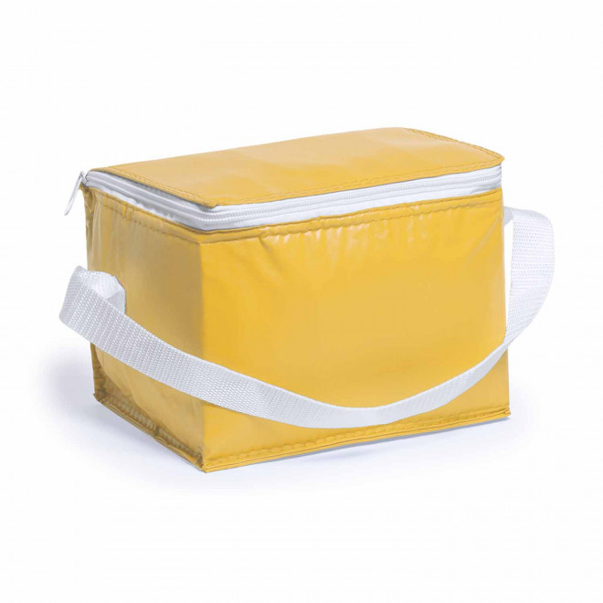 SAC ISOTHERME CANETTE PERSONNALISABLE 'OUTKA BICOUL' - jaune