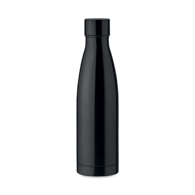BOUTEILLE PERSONNALISÉE ISOTHERME 500ML 'ALMIA BRILLANT' - noir