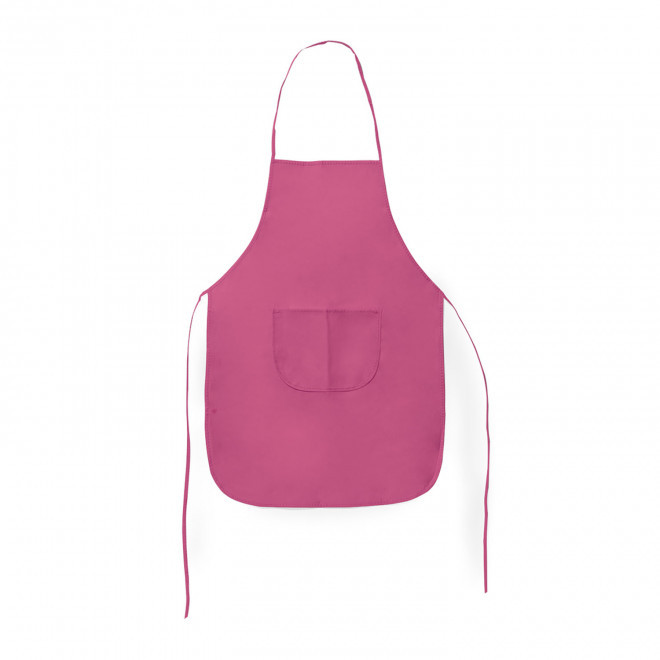 TABLIER NON TISSE PERSONNALISE 'VAKITA' - fuchsia