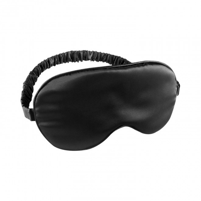 MASQUE EN SATIN PERSONNALISE 'MAEVA' - noir