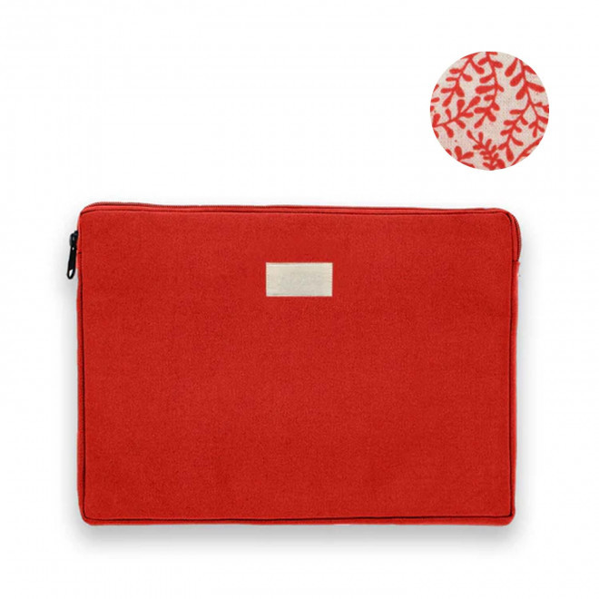 HOUSSE PERSONNALISABLE TAILLE M STUDIO BY HINDBAG 'LEO' - rouge