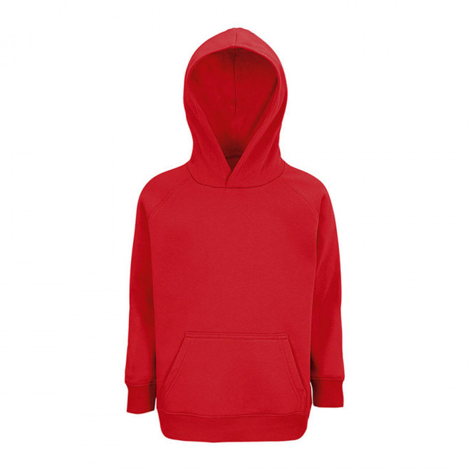 SWEAT-SHIRT ENFANT PERSONNALISÉ CAPUCHE 'STELLAR KIDS' - rouge