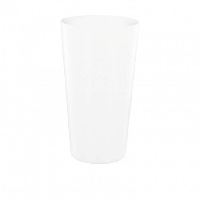 GOBELET MIF RÉUTILISABLE PERSONNALISÉ 60 CL 'CUPY QUADRI' - blanc opaque