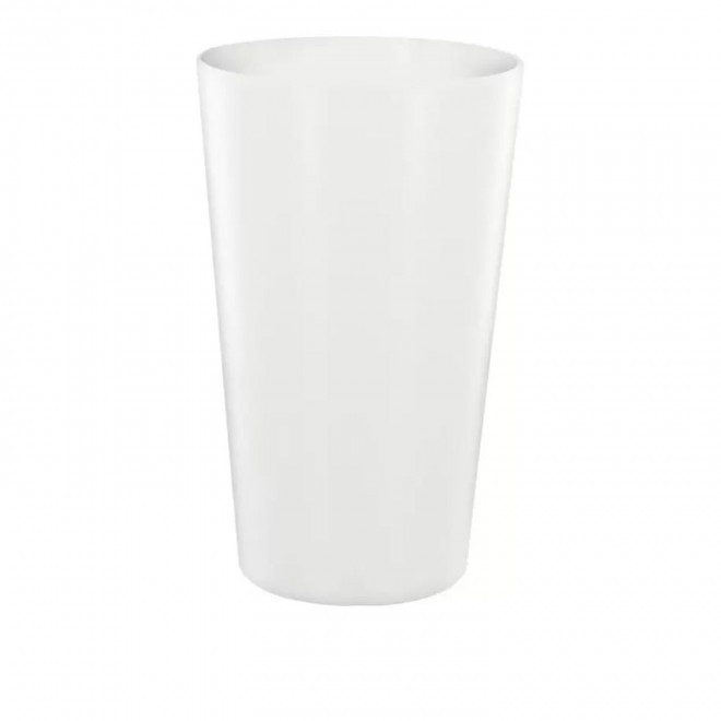 GOBELET MIF RÉUTILISABLE PERSONNALISÉ 30 CL 'CUPY QUADRI' - blanc opaque