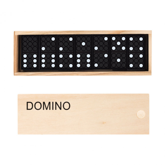 JEU DE DOMINO PERSONNALISÉ 'SACHA' - bois