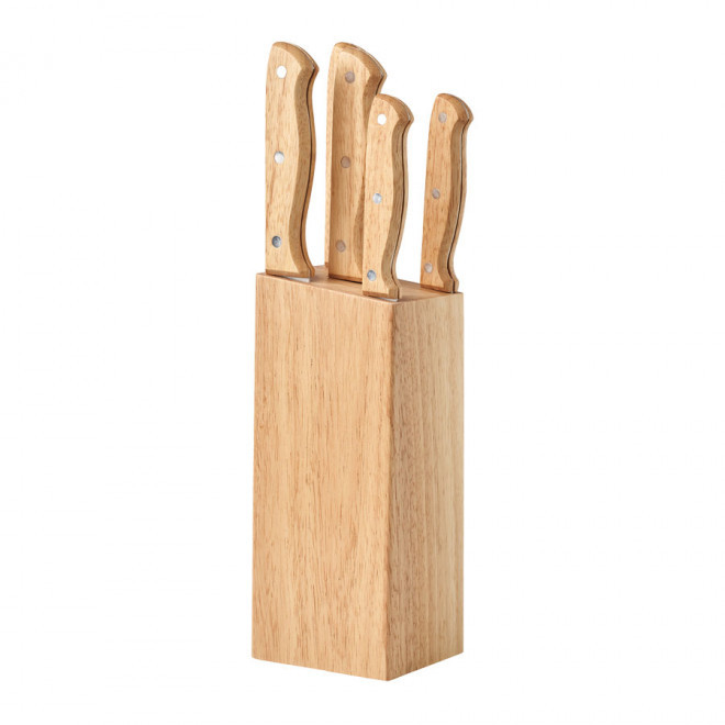 SET DE COUTEAUX PERSONNALISABLE EN BOIS 'MESSER' - bois